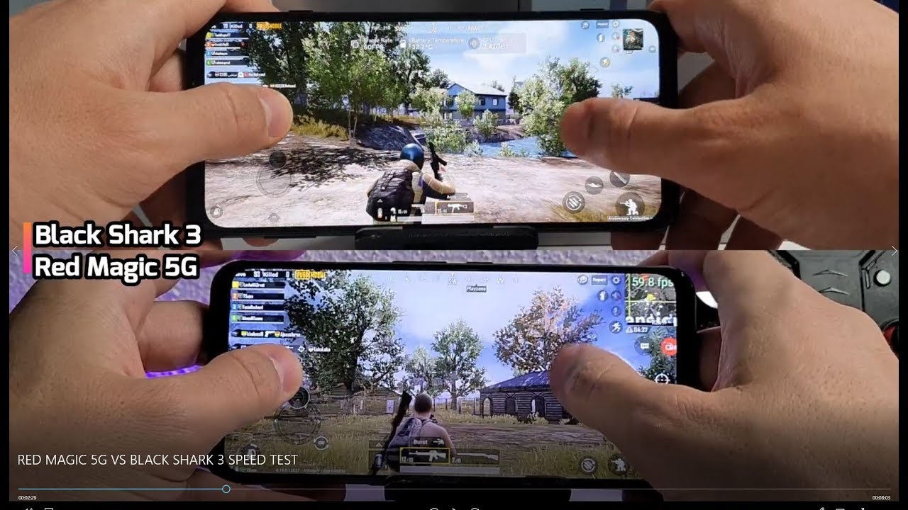 Red Magic 5G vs Black Shark 3 Speed test/Comparison/PUBG/Antutu!Fastest Gaming phones in the world!