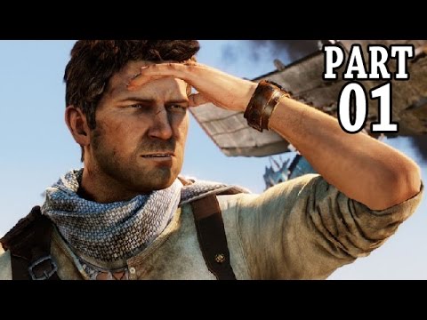 Road to Uncharted 4 - Let's Play Uncharted 3 PS4 Gameplay German Deutsch Part 1 - Der junge Nate