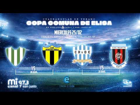 ⚽DEFINICIÓN DE🏆COPA COMUNA DE ELISA - 🟢SANJUSTINO vs 🟡SP VIDELA Y 🔵CRyDE, vs 🔴SAN MARTIN (P)