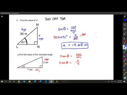 Grade 10 Trigonometry in 20 minutes