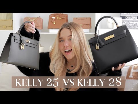HERMÈS KELLY 25 V2 KELLY 28 | WHICH ONE IS BETTER? WHAT FITS, MOD-SHOTS, PROS & CONS