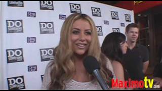AUBREY O'DAY on 'Party All The Time' at 'The Power of Youth' August 8, 2009