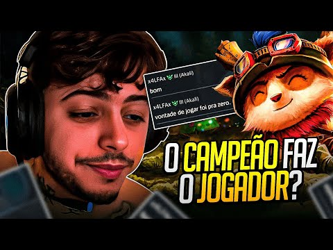 OQUE É MELHOR? JOGADOR RUIM COM CAMPEÃO BOM OU CAMPEÃO RUIM COM JOGADOR BOM?