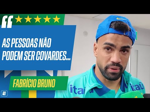 FABRÍCIO BRUNO QUASE CHORA EM DESABAFO APÓS FALHAS NA SELEÇÃO: 'NÃO PODEM SER COVARDES'