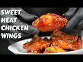 How To make CRISPY Wings in the Air Fryer | Sweet Heat Chicken Wing Recipe