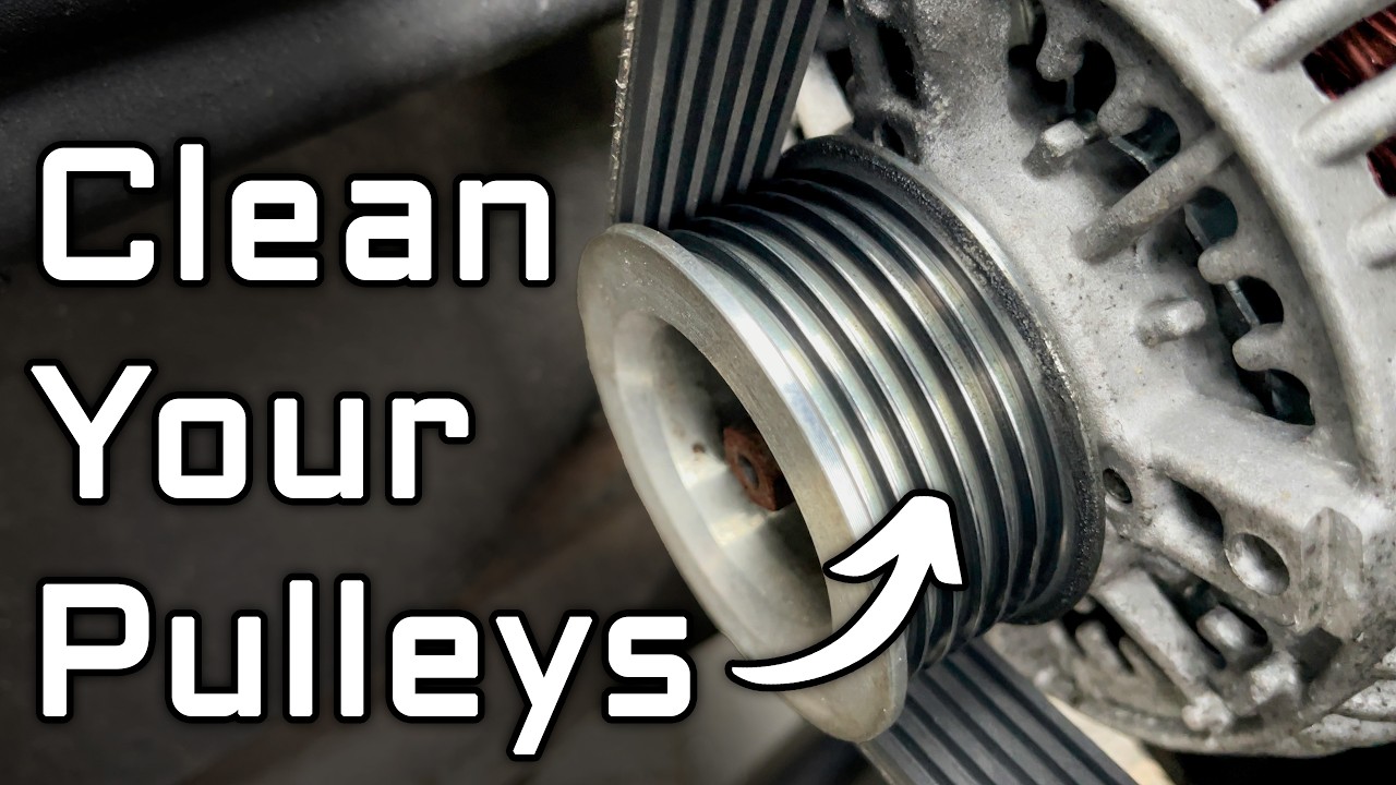 How to Clean Your Pulleys and Belt (NO MORE SQUEAL)