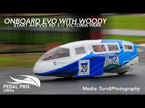 Onboard Team UniSA EVO // Start AHPVSS RD 3 Victoria Park Pedal Prix