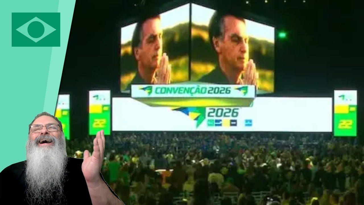 ESQUERDA RECLAMA AGORA que USARAM IMAGENS e a VOZ REAIS de BOLSONARO na CONVENÇÃO do PL em SC