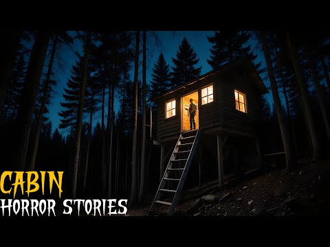 24 Scary Cabin In The Woods Horror Stories | With Rain Sound 
