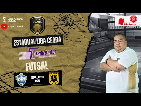 Estadual Liga Ceará Translali Futsal 2026: Campos Sales 🆚 Independente FC - SUB-16