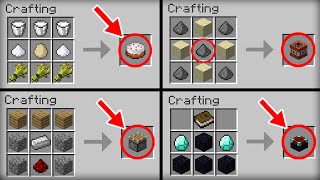 ✔ Minecraft: 10 Crafting Recipes We All Forget