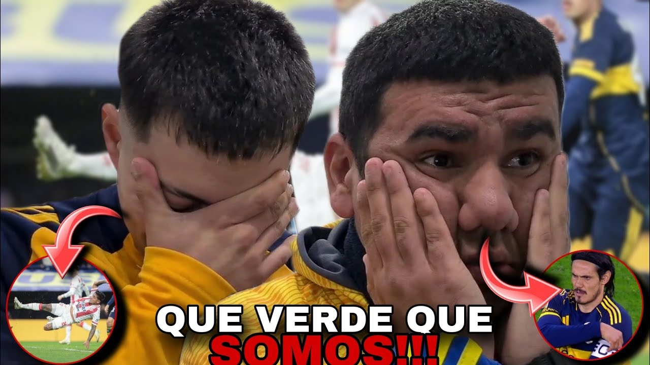 QUE VERDE QUE SOMOS !!! | REACCIONES de HINCHAS | BOCA JUNIORS 1 vs UNION 1
