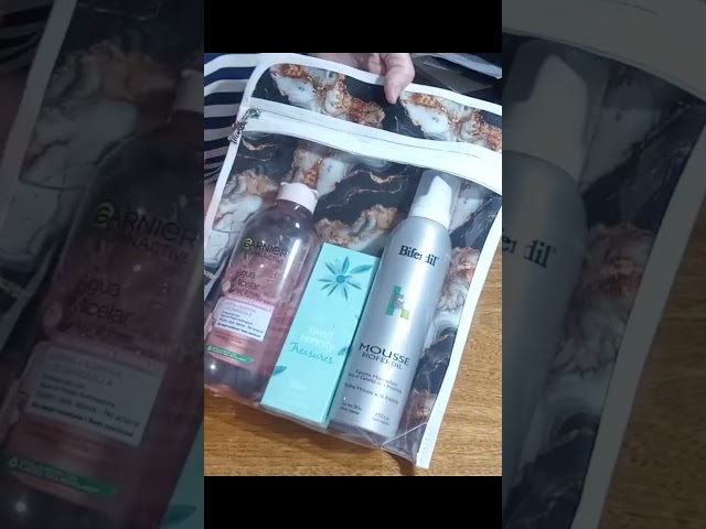 Vídeo relacionado con SURALIN 2 bolsas de malla para cosméticos, bolsa de playa, organizador de viaje, neceser para maquillaje de mujer
