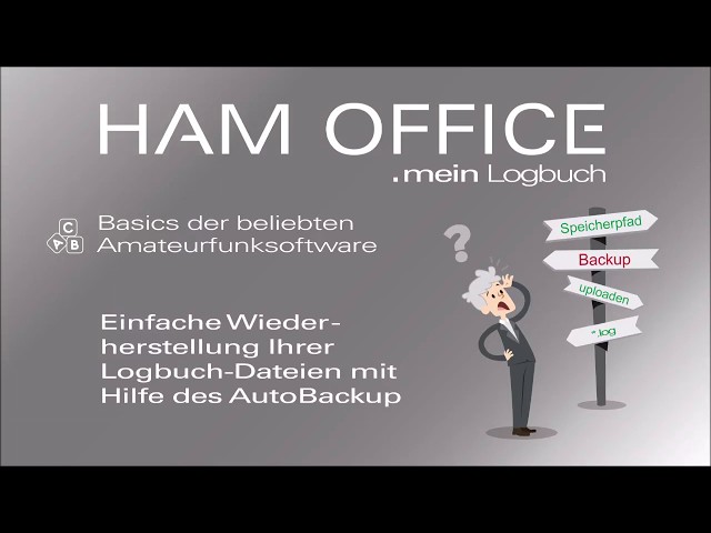 Youtube-Startbild zu HAM OFFICE Basics: Einfache Wiederherstellung Ihrer Logbuch-Dateien mit Hilfe des AutoBackup