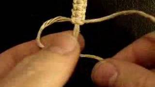 How to tie a Square Knot for Hemp Jewelry