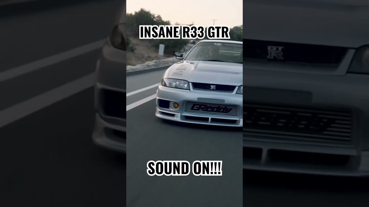 CRAZY R33 GTR TURBO SOUNDS!!! #GTR #R33GTR