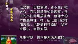 前行实修法（动画版 1-92修法） >> 第81修法：有缘之安忍