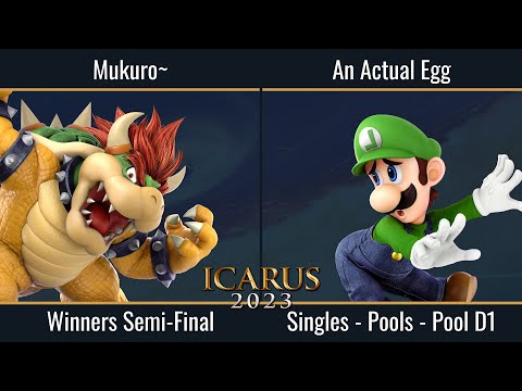 ICARUS 2023 - Mukuro (Bowser) vs An Actual Egg (Luigi) - Pools Winners Semi-Finals