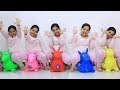 Five Little Babies Jumping On The Bed Song Nursery Rhyme For Children Learn Colors