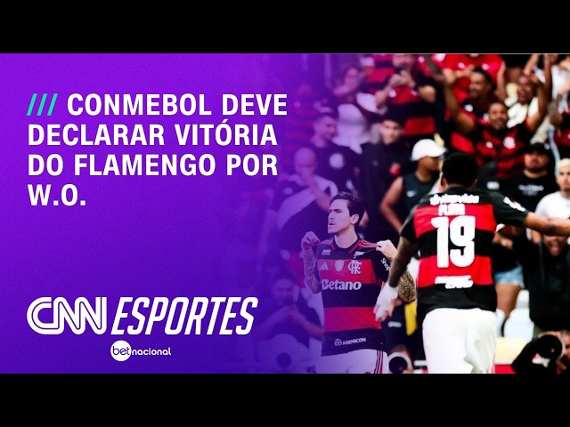Após cancelamento de jogo, Conmebol deve declarar vitória do Flamengo por W.O. | CNN NOVO DIA