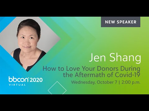Prof Jen Shang at #bbcon 2020 | UK Fundraising