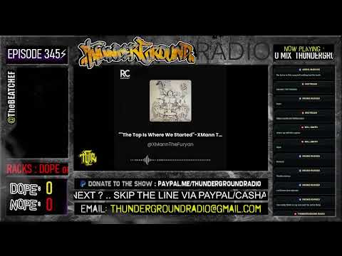 #HIPHOP - ThunderGround Radio #345  - SUBMIT YOUR MUSIC!