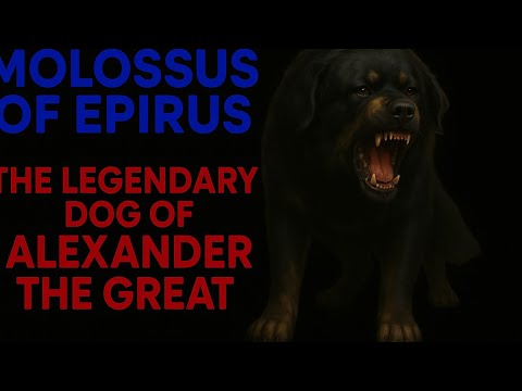 MOLOSSUS OF EPIRUS. THE LEGENDARY DOG OF ALEXANDER THE GREAT