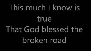 GOD BLESS THE BROKEN ROAD  COVER BY JESS AND GABRIEL (LYRICS)