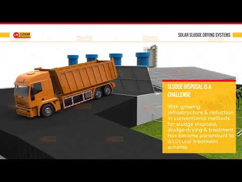 Sludge Drying Animation Video