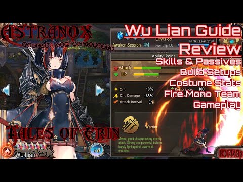 TALES OF ERIN Wu Lian Guide Character Review - Best Hero Skills & Costumes - Items & Skill Builds