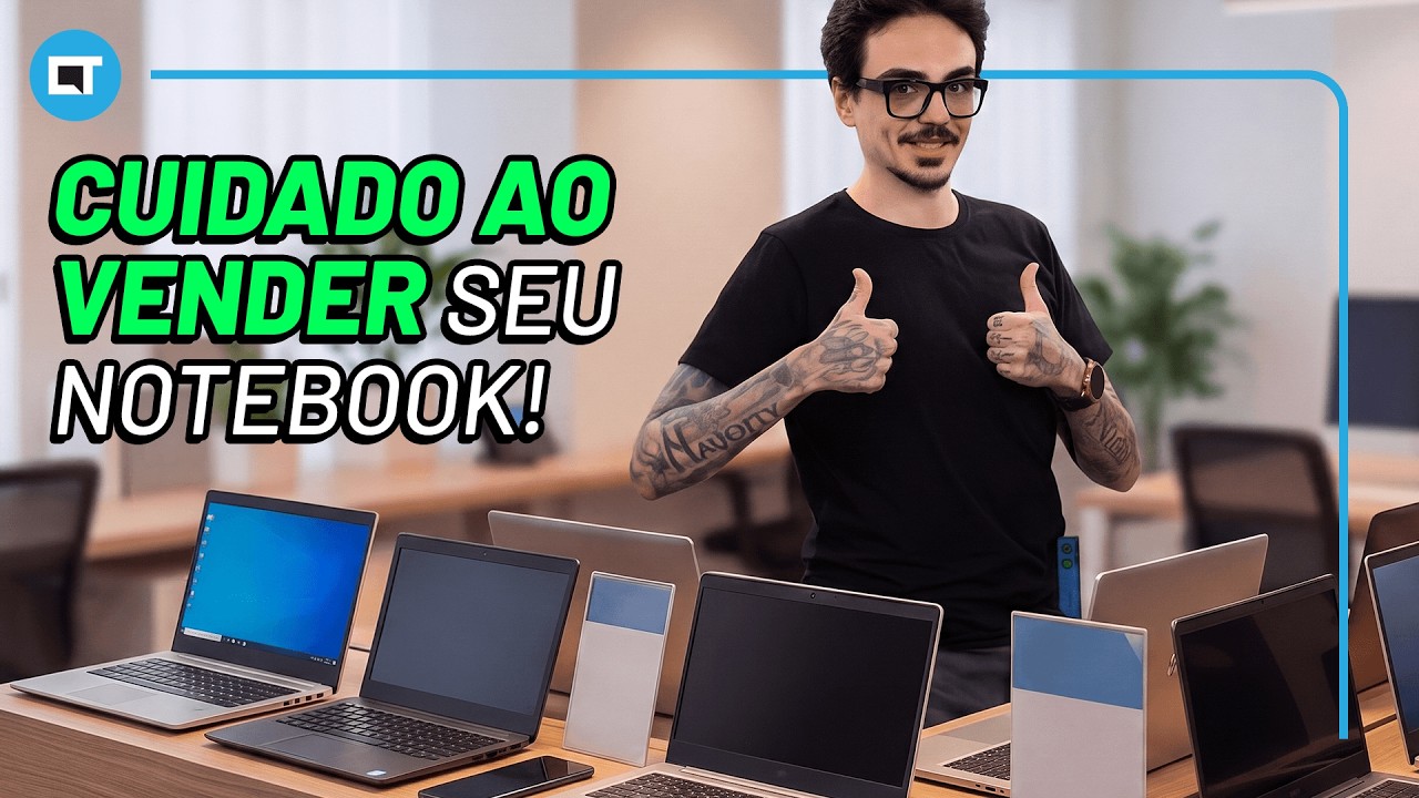 Por que apenas formatar o notebook não protege seus dados antes da venda