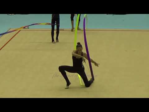 Vlada NIKOLCHENKO (UKR) ribbon - 2019 Trofeu de Barcelona trainings
