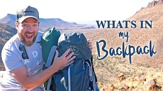 WHATS IN MY BACKPACK? | Camping Gear Essentials