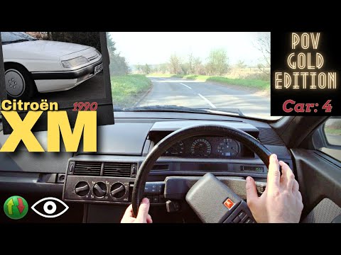 1990 Citroën XM 2.0Si (part 2) - POV 'GOLD EDITION': Test driving one of the cars from my childhood!