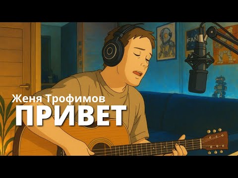 Я снова все поменял)) ЖЕНЯ ТРОФИМОВ - ПРИВЕТ кавер на гитаре и немного с лупером