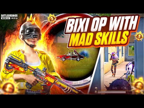 Bixi OP Mad Skills in Action 🔥 Bixi Op vs Pro Youtubers 1v4 Fastest Clutches & Gameplay | BGMI