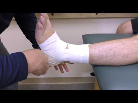 How to Tape An Ankle After Sprain or Injury - Top Ankle Taping Technique