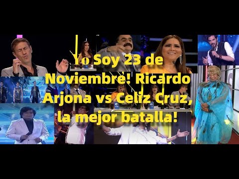 Yo soy: Grandes Batallas 23 Noviembre resumen y comentario! Ricardo Arjona vs Celia Cruz, tremendo!!