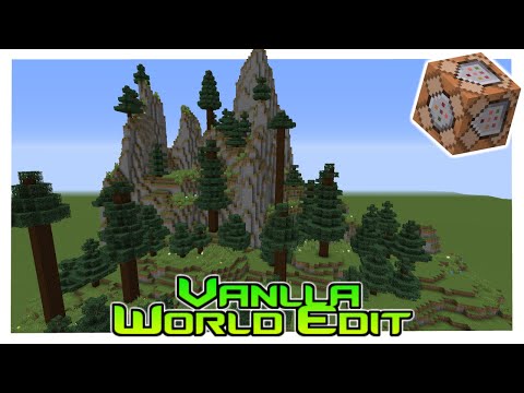 EPIC WorldEdit Terrain in Vanilla Minecraft!! [1.16.4] - (Tutorial)