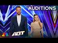 James & Marina Make Mel B Question EVERYTHING! | Auditions | AGT 2026