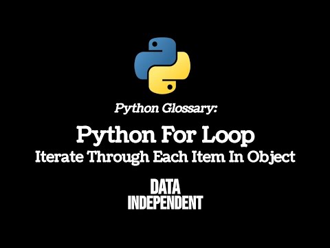 Python Glossary For Loop