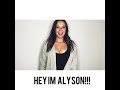 HEY YOU! I’m Alyson!!