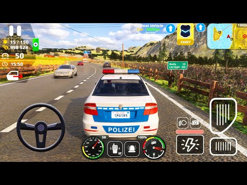 Police Monster Truck Driver Simulator - 4x4 Police Car Stunts Race 3D - Android GamePlay #2