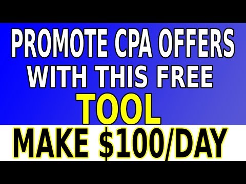 , title : 'Free Traffic & Tools To Make Money Online With CPA Marketing - (CPA Tutorial Method 2020)'