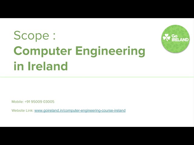 Scope of Computer Engineering in Ireland