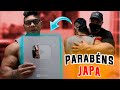 O JAPA MORFO RECEBEU A PLACA DE 100 MIL INSCRITOS * o giga colou na casa dele*
