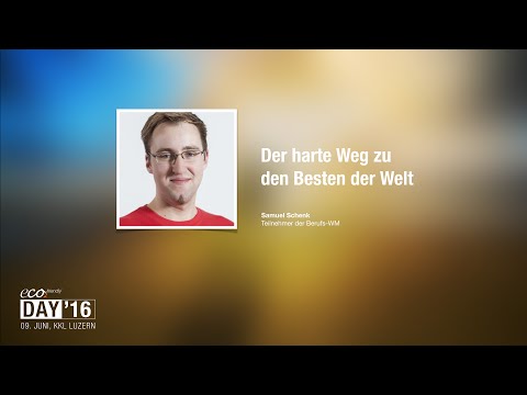 eco2friendly-DAY'16 – Samuel Schenk