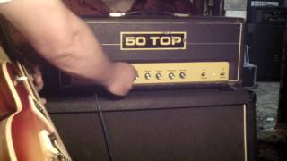 Video thumbnail for Carlsbro Top 50 mod JTM45 on Gibson Standard 1977 by Gutek