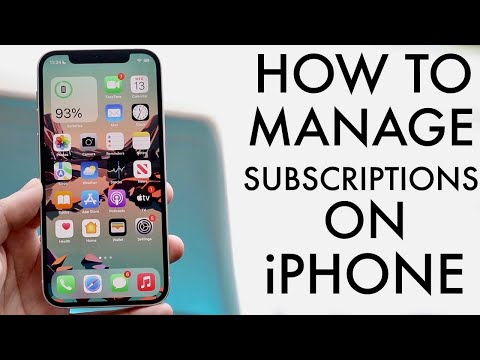How To Manage Subscriptions On iPhone! (2022)