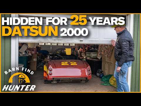 Legendary Race Car & Crazy Stories: Tom Bought Linda Sharp's Datsun 2000 Roadster | Barn Find Hunter